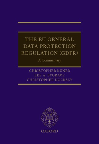 The EU General Data Protection Regulation (GDPR): A Commentary - Orginal Pdf